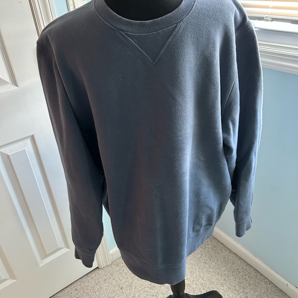 L.L. Bean Men's Dark Blue Crewneck Sweater